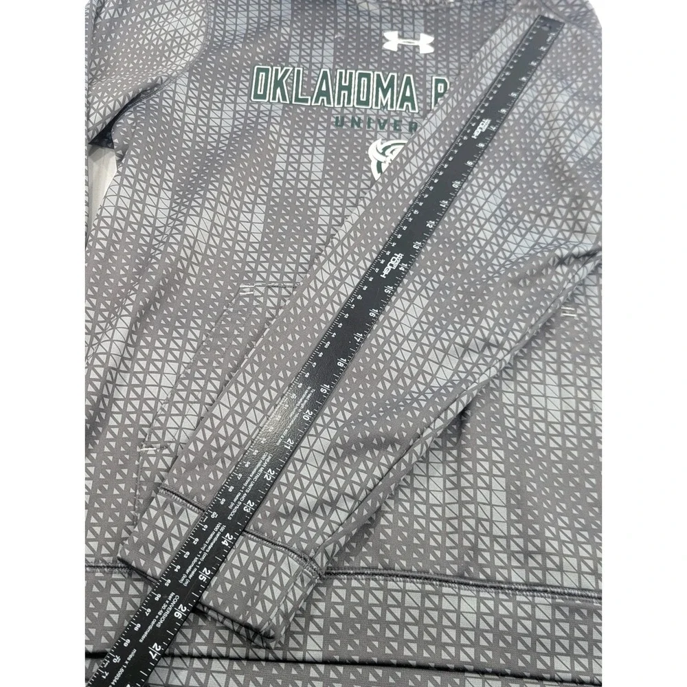 Oklahoma Baptist University Men M Under Armour Bison Pullover Hoodie Loose‎ Fit